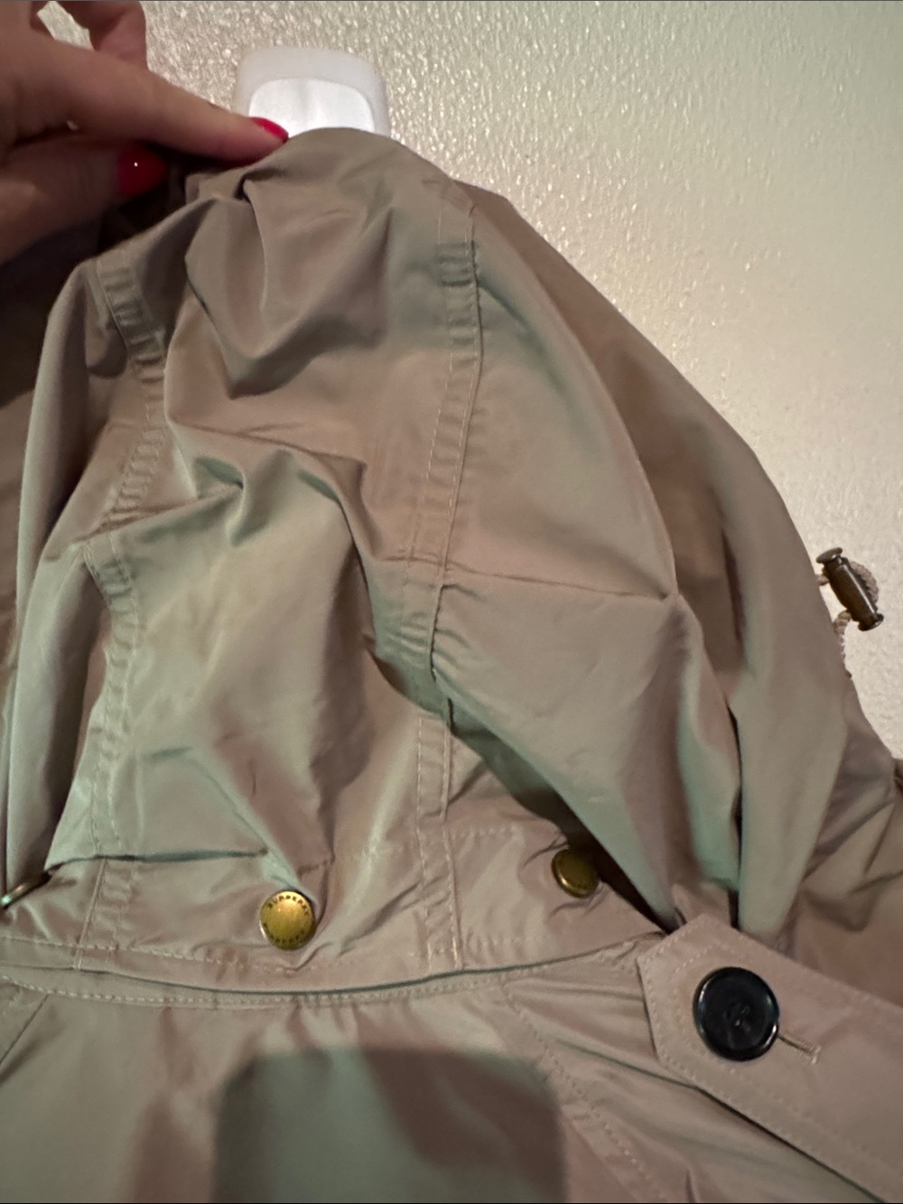 Burberry London Women’s Size 0 Khaki/Tan Trench/Raincoat - Picture 12 of 16